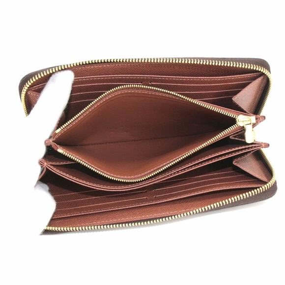 LOUIS VUITTON Monogram Zippy Wallet Round Zipper Long Brown M42616 - Picture 6 of 10